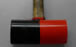 maillet en polyuréthane rouge et noir