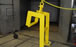 peinture cuite jaune sur métal